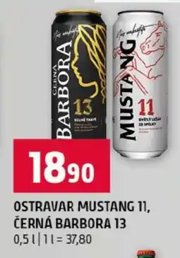 Terno OSTRAVAR MUSTANG 11, ČERNÁ BARBORA 13 nabídka