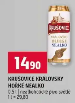 Terno Krušovice Královsky hořké nealko nabídka