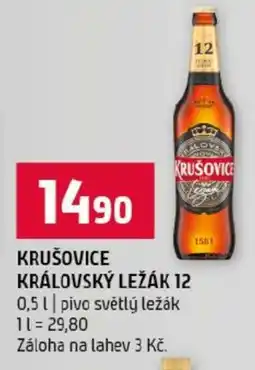 Terno Krušovice Královský ležák 12 nabídka