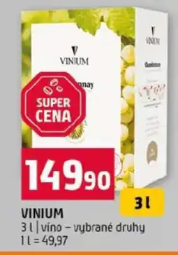 Terno VINIUM nabídka