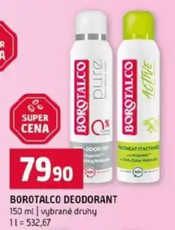 Terno Borotalco deodorant nabídka