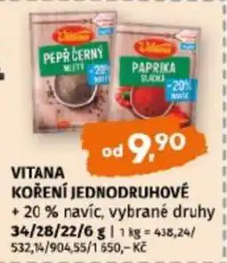 Terno VITANA KOŘENÍ JEDNODRUHOVÉ nabídka