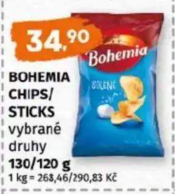 Terno BOHEMIA CHIPS, STICKS vybrané druhy nabídka