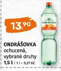 Terno Ondrášovka ochucená, vybrané druhy nabídka