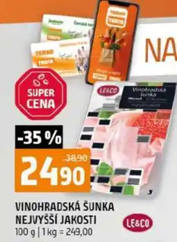 Terno Vinohradská šunka nejvyšší jakosti nabídka