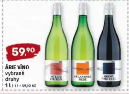 Terno ÁRIE VÍNO vybrané druhy nabídka