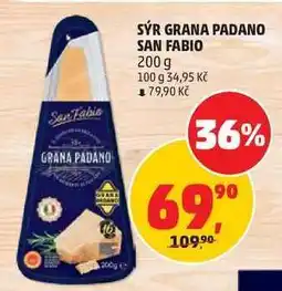 Penny Market SÝR GRANA PADANO SAN FABIO nabídka