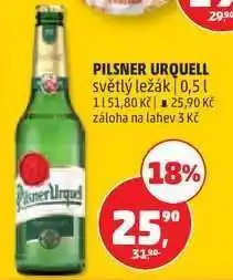Penny Market Pilsner Urquell světlý ležák 0,5 l nabídka