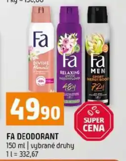 Terno Fa deodorant nabídka