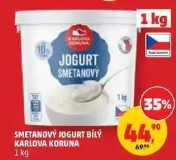 Penny Market SMETANOVÝ JOGURT BÍLÝ KARLOVA KORUNA nabídka