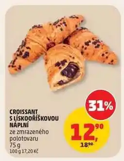 Penny Market Croissant s lískooříškovou náplní nabídka