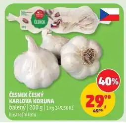 Penny Market Česnek český Karlova Koruna nabídka