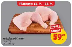 Penny Market Kuřecí zadní čtvrtky nabídka