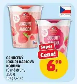 Penny Market Ochucený jogurt Karlova Koruna nabídka