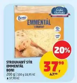 Penny Market STROUHANÝ SÝR EMMENTAL BONI nabídka