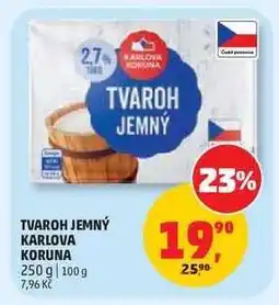 Penny Market Tvaroh jemný Karlova Koruna nabídka