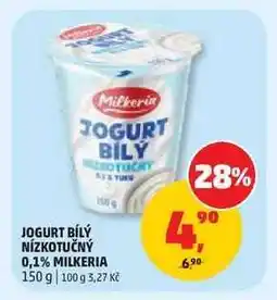 Penny Market Jogurt bílý nízkotučný 0,1% Milkeria nabídka