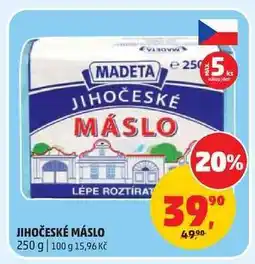 Penny Market Jihočeské máslo nabídka