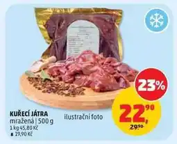 Penny Market KUŘECÍ JÁTRA mražená nabídka