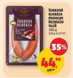 Penny Market Šunková klobása Premium Řezníkův talíř nabídka