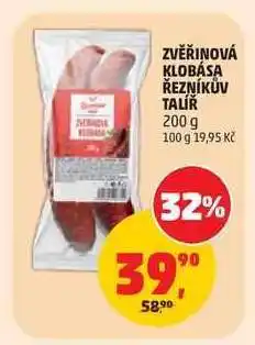 Penny Market Zvěřinová klobása Řezníkův talíř nabídka