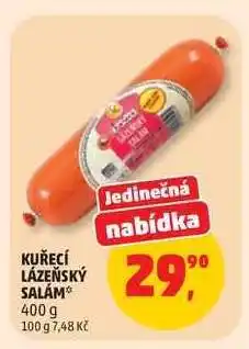 Penny Market Kuřecí lázeňský salám nabídka