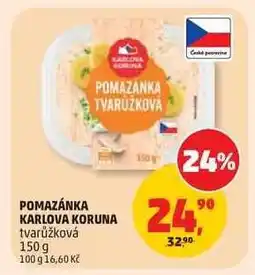 Penny Market POMAZÁNKA KARLOVA KORUNA tvarůžková nabídka