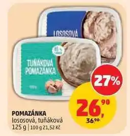 Penny Market Pomazánka lososová/tuňáková nabídka
