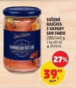 Penny Market SUŠENÁ RAJČATA S KAPARY SAN FABIO nabídka