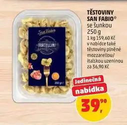 Penny Market Těstoviny San Fabio se šunkou nabídka