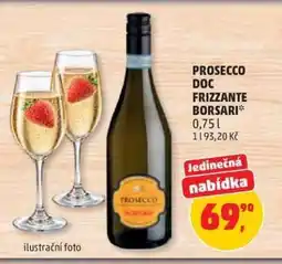 Penny Market PROSECCO DOC FRIZZANTE BORSARI nabídka