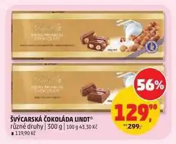 Penny Market Švýcarská čokoláda Lindt nabídka
