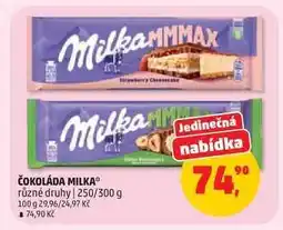 Penny Market ČOKOLÁDA MILKA nabídka