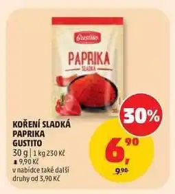 Penny Market Koření sladká paprika Gustito nabídka