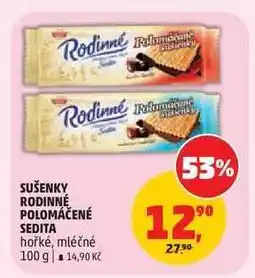 Penny Market SUŠENKY RODINNÉ POLOMÁČENÉ SEDITA nabídka
