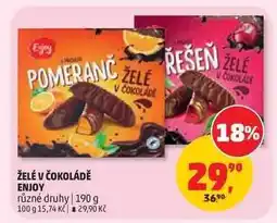 Penny Market ŽELÉ V ČOKOLÁDĚ ENJOY nabídka