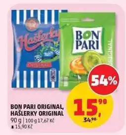 Penny Market BON PARI ORIGINAL, HAŠLERKY ORIGINAL nabídka