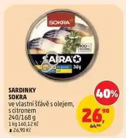 Penny Market Sardinky Sokra nabídka