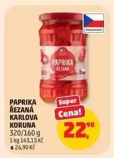 Penny Market PAPRIKA ŘEZANÁ KARLOVA KORUNA nabídka