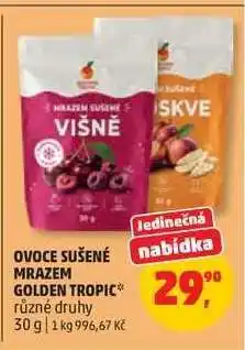 Penny Market Ovoce sušené mrazem Golden Tropic nabídka