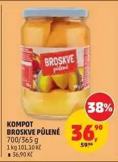 Penny Market KOMPOT BROSKVE PŮLENÉ nabídka