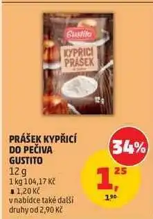Penny Market PRÁŠEK KYPŘICÍ DO PEČIVA GUSTITO nabídka