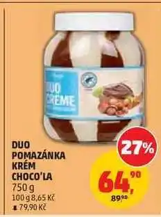 Penny Market DUO POMAZÁNKA KRÉM CHOCO'LA nabídka