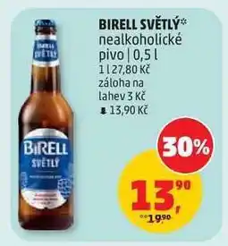 Penny Market Birell Světlý nealkoholické pivo 0,5 l nabídka