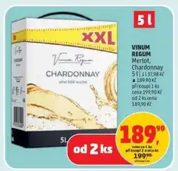 Penny Market VINUM REGUM Merlot, Chardonnay nabídka
