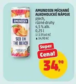 Penny Market AMUNDSEN MÍCHANÉ ALKOHOLICKÉ NÁPOJE nabídka