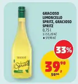 Penny Market GRACIOSO LIMONCELLO SPRITZ, GRACIOSO SPRITZ nabídka
