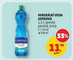 Penny Market MINERÁLNÍ VODA GEMERKA nabídka
