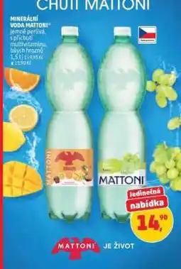 Penny Market MINERÁLNÍ VODA MATTONI nabídka