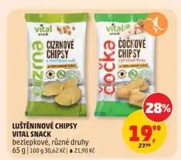 Penny Market LUŠTĚNINOVÉ CHIPSY VITAL SNACK nabídka